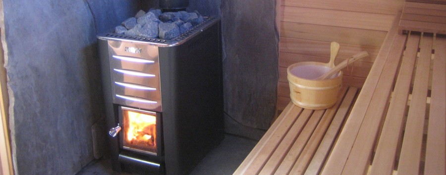 Sauna wood fired